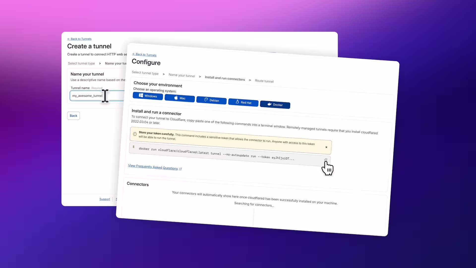 create tunnel step 2