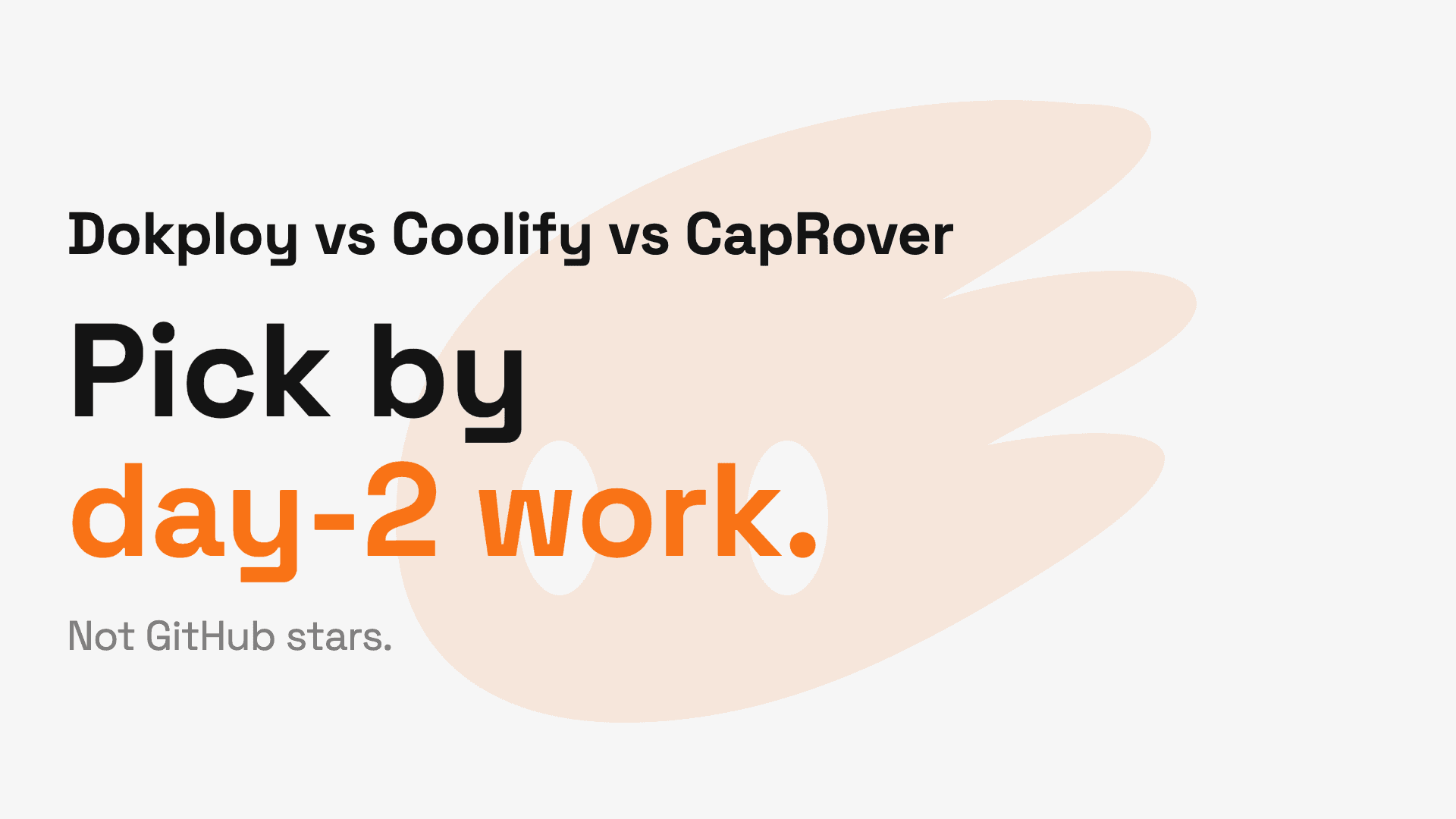 Dokploy vs Coolify vs CapRover: Which Self-Hosted PaaS Should You Choose in 2026?